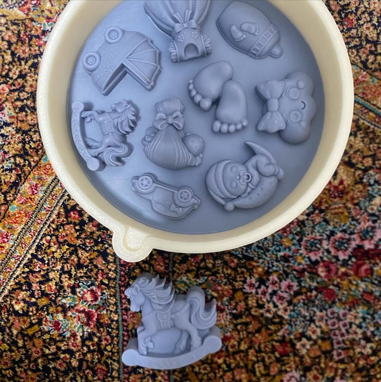 قالب سیلیکونی سیسمونی