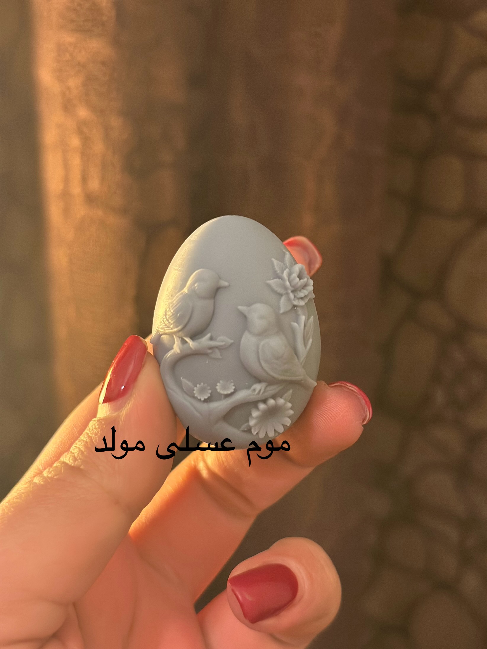 قالب تخم مرغ دو پرنده ۴ سانت